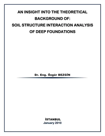 Más sobre Una Visión General del Fondo Teórico del Análisis de Interacción Suelo-Estructura