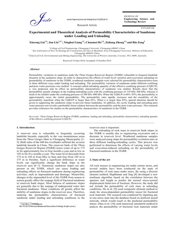 Más sobre Análisis Experimental y Teórico de las Características de Permeabilidad.