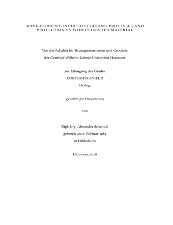Más sobre Procesos de Erosión Inducidos por Olas y Corrientes y Protección mediante Materiales de Granulado Amplio.